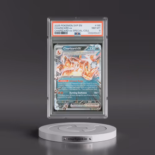 2025 Pokémon Svp EN-SV Black Star Promo #196 Charizard EX - Holo Charizard EX Special Collection (PS