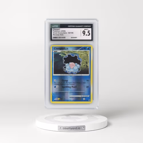 2008 Great Encounters #64/106 Clamperl - Reverse Holo (CGC 9.5 MINT+)