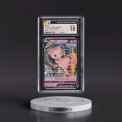 2021 Fusion Arts #039/100 Mew V - Holo (CGC 10 GEM MINT)