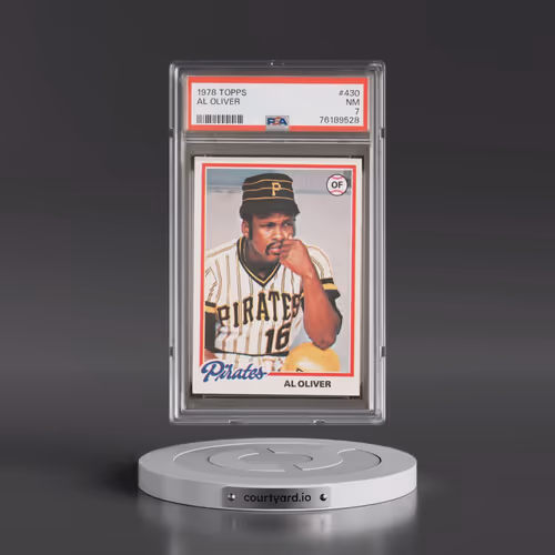 1978 Topps #430 Al Oliver (PSA 7 NM)