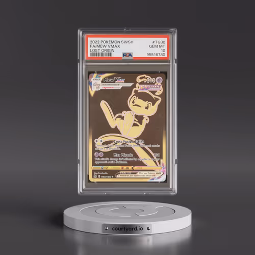 2022 Pokémon Sword & Shield Lost Origin #TG30 Mew Vmax - Full Art (PSA 10 GEM MINT)