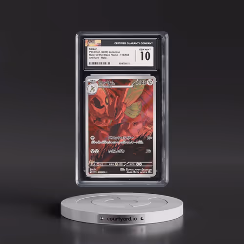 2023 Ruler of the Black Flame #116/108 Scizor - Art Rare Holo (CGC 10 GEM MINT)