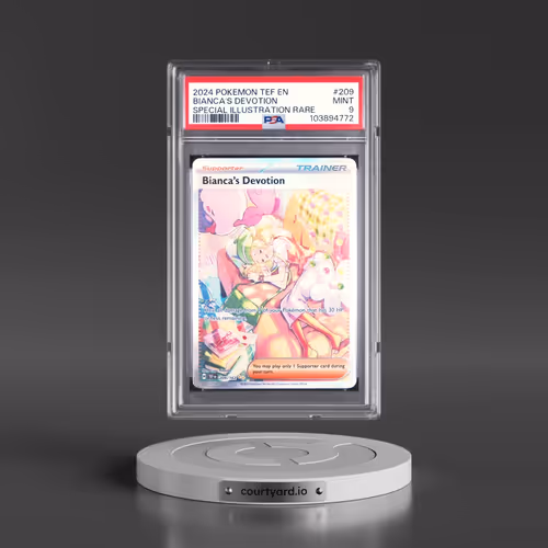 2024 Pokémon Tef EN-Temporal Forces #209 Bianca's Devotion - Special Illustration Rare (PSA 9 MINT)