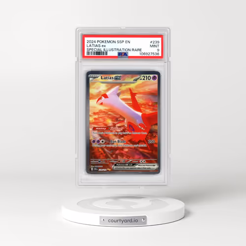 2024 Pokémon Ssp EN-Surging Sparks #239 Latias EX - Holo Special Illustration Rare (PSA 9 MINT)
