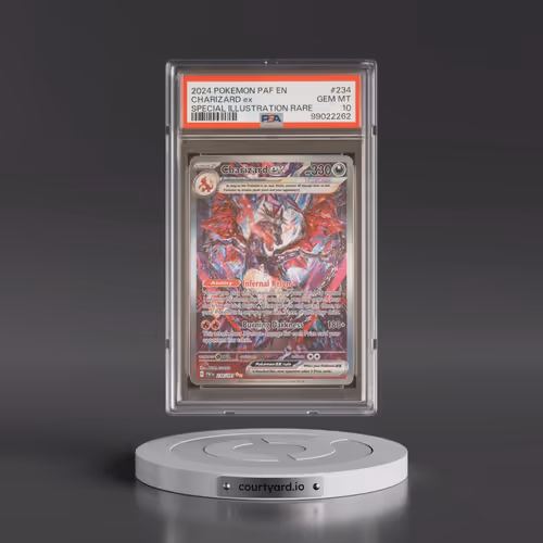 2024 Pokémon Paf EN-Paldean Fates #234 Charizard EX - Holo Special Illustration Rare (PSA 10 GEM MIN