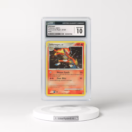 2007 Diamond & Pearl #5 Infernape - Holo (CGC 10 GEM MINT)