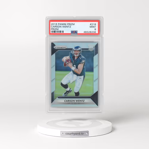 2016 Panini Prizm #218 Carson Wentz - Prizm (PSA 9 MINT)
