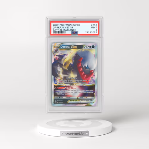 2022 Pokémon Sword & Shield Astral Radiance #099 Darkrai Vstar (PSA 9 MINT)