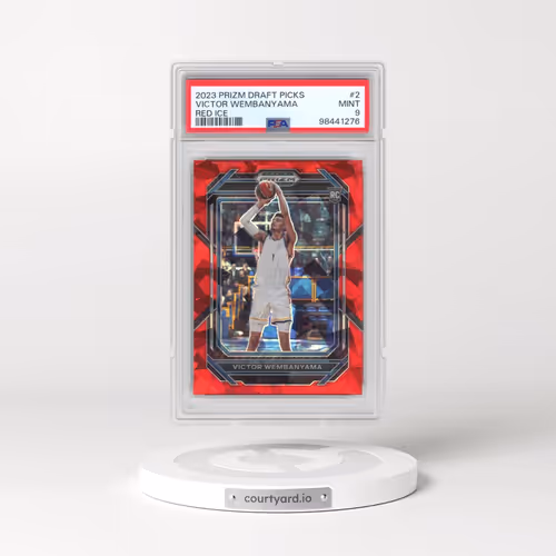 2023 Panini Prizm Draft Picks #2 Victor Wembanyama - Red Ice (PSA 9 MINT)