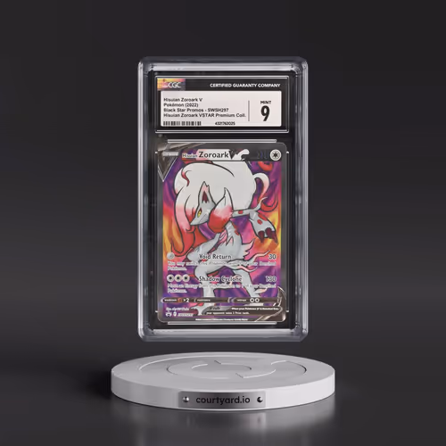 2017 Black Star Promos - Sword & Shield #SWSH297 Hisuian Zoroark V - Holo Hisuian Zoroark VSTAR Prem