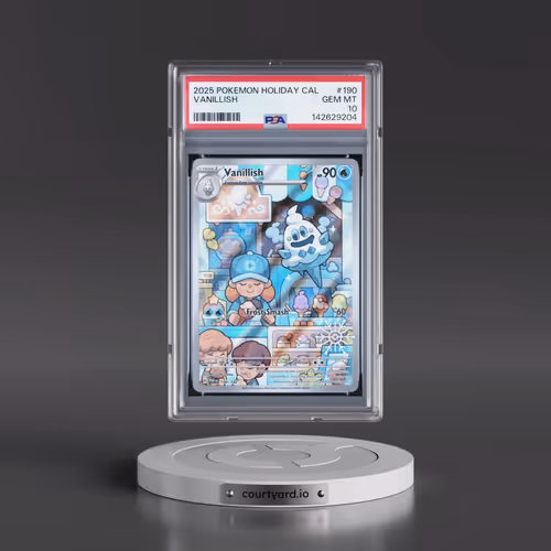 2025 Pokémon Holiday Calendar #190 Vanillish (PSA 10 GEM MINT)