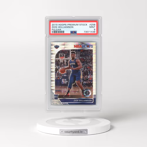 2019 Panini Hoops Premium Stock #258 Zion Williamson - Pulsar (PSA 9 MINT)