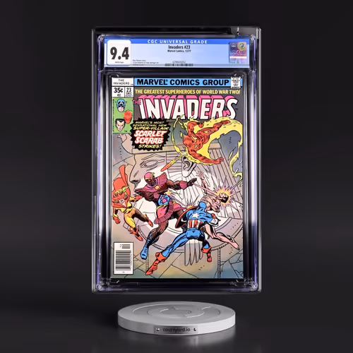 Invaders #23 CGC 9.4 White Pages (Marvel Comics, 12/77) - Universal