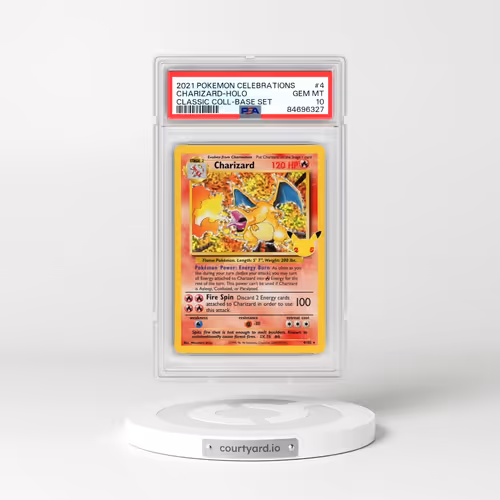 2021 Pokémon Celebrations Classic Collection #4 Charizard - Holo (PSA 10 GEM MINT)
