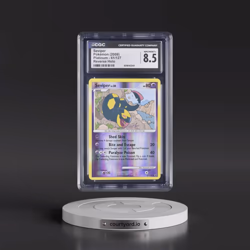 2009 Platinum #61/127 Seviper - Reverse Holo (CGC 8.5 NM-MT+)