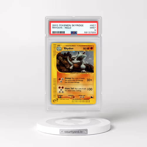 2003 Pokémon Skyridge #H27 Rhydon - Holo (PSA 9 MINT)