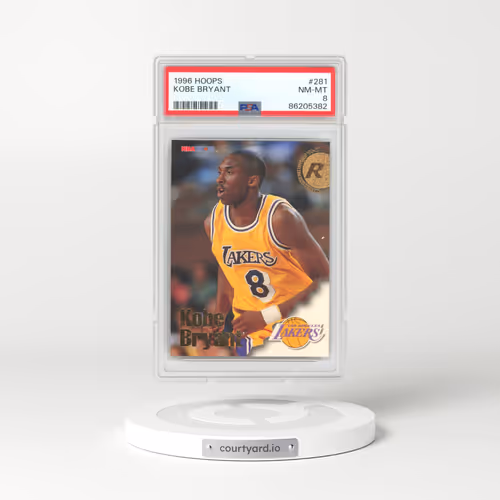 1996 Hoops #281 Kobe Bryant (PSA 8 NM-MT)