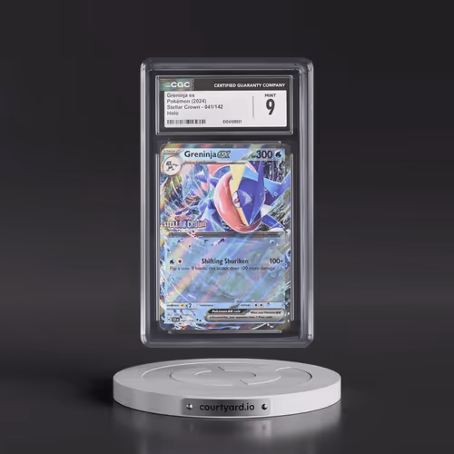 2024 Pokémon Scr EN-Stellar Crown #041 Greninja EX - Holo (CGC 9 MINT)