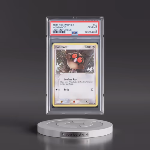 2005 Pokémon EX Unseen Forces #59 Hoothoot (PSA 10 GEM MINT)