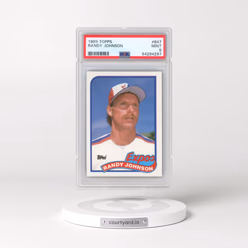 1989 Topps #647 Randy Johnson (PSA 9 MINT)