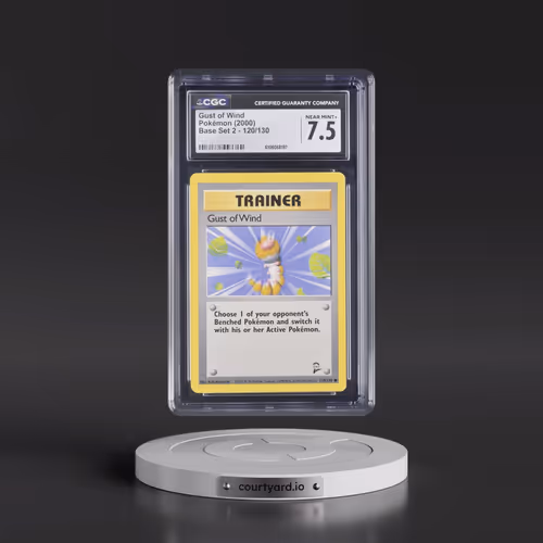 2000 Base Set 2 #120/130 Gust of Wind (CGC 7.5 NM+)
