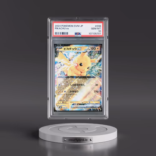 2024 Pokémon Svm-Start Deck Generations #038 Pikachu EX - Holo (PSA 10 GEM MINT)