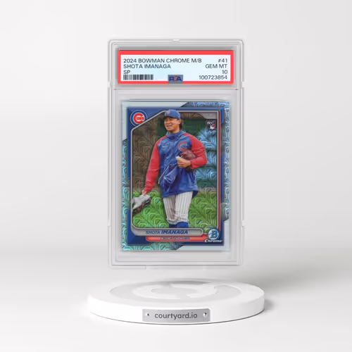 2024 Bowman Chrome Mega Box #41 Shota Imanaga - SP (PSA 10 GEM MINT)