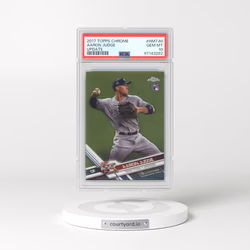 2017 Topps Chrome Update #HMT40 Aaron Judge (PSA 10 GEM MINT)