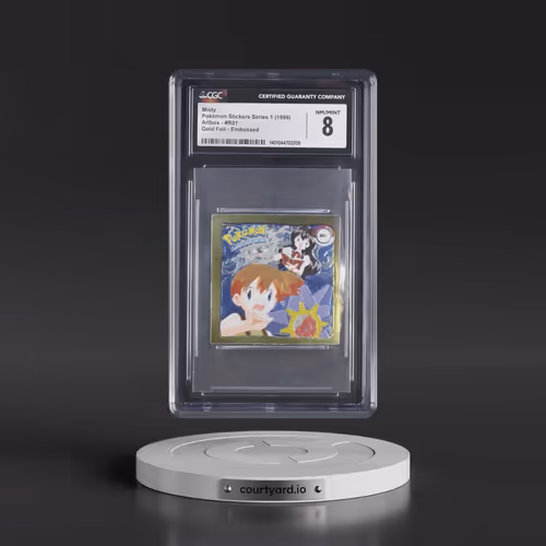 Action Flipz Series 1 (Artbox) - English #R01 Misty - Chromium Stickers (CGC 8 NM-MT)