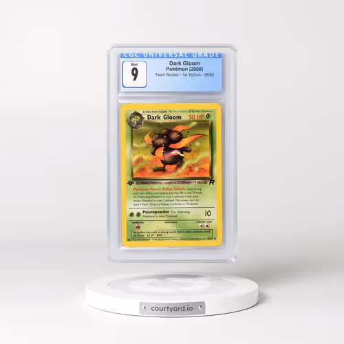2000 Team Rocket #36/82 Dark Gloom - 1st Edition 1st Edition (CGC 9 MINT)