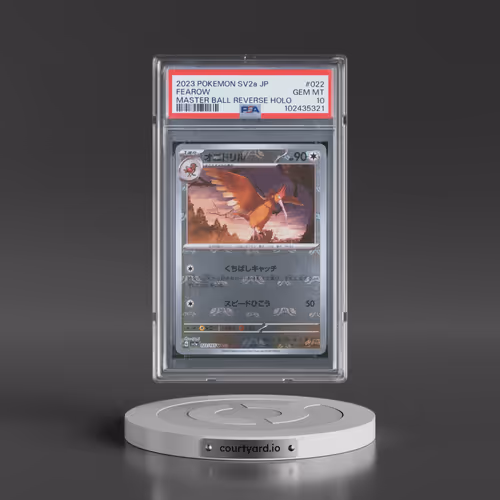 2023 Pokémon Sv2a-Pokemon 151 #022 Fearow - Reverse Holo Master Ball (PSA 10 GEM MINT)