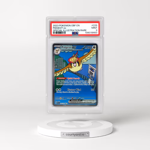2023 Pokémon Obf EN-Obsidian Flames #225 Pidgeot EX - Holo Special Illustration Rare (PSA 9 MINT)