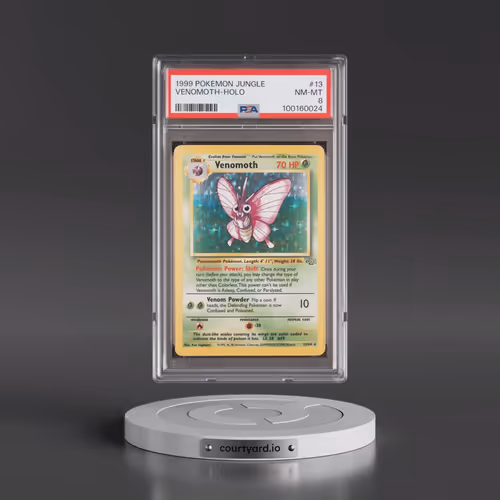 1999 Pokémon Jungle #13 Venomoth - Holo (PSA 8 NM-MT)