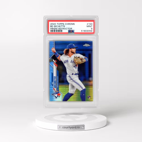 2020 Topps Chrome #150 Bo Bichette - Prism Refractor (PSA 9 MINT)