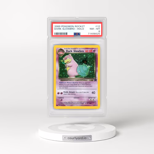 2000 Pokémon Rocket #12 Dark Slowbro - Holo (PSA 8 NM-MT)