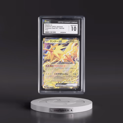 2023 Pokémon Card 151 #145/165 Zapdos ex - Holo (CGC 10 GEM MINT)