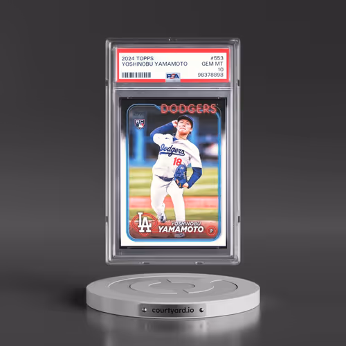 2024 Topps #553 Yoshinobu Yamamoto (PSA 10 GEM MINT)