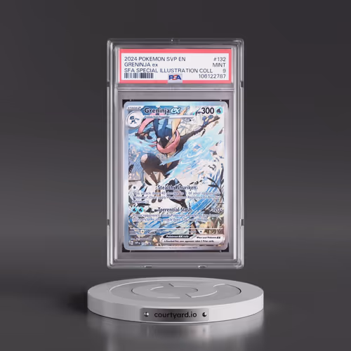 2024 Pokémon Svp EN-SV Black Star Promo #132 Greninja EX - Holo Shrouded Fable Special Illustration