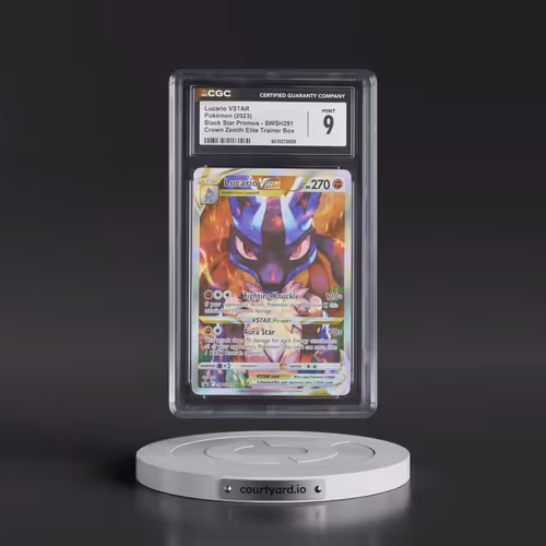 2017 Black Star Promos - Sword & Shield #SWSH291 Lucario VSTAR - Crown Zenith Elite Trainer Box (Hol