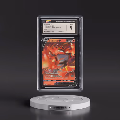 2020 Champion's Path #008/073 Incineroar V - Holo (CGC 9 MINT)