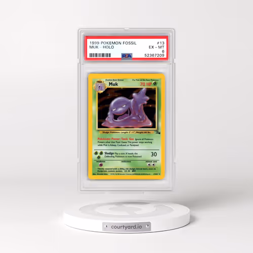 1999 Pokémon Fossil #13 Muk - Holo (PSA 6 EX-MT)