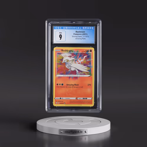 2021 Shining Fates #017/072 Reshiram - Amazing Rare Holo (CGC 9 MINT)