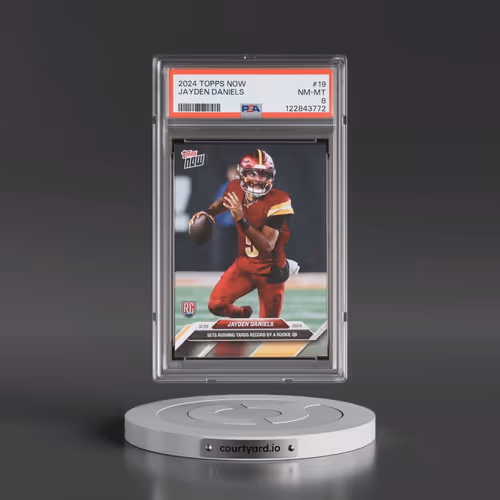 2024 Topps Now #19 Jayden Daniels (PSA 8 NM-MT)