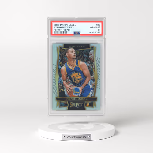 2016 Panini Select #88 Stephen Curry - Silver Prizm (PSA 10 GEM MINT)