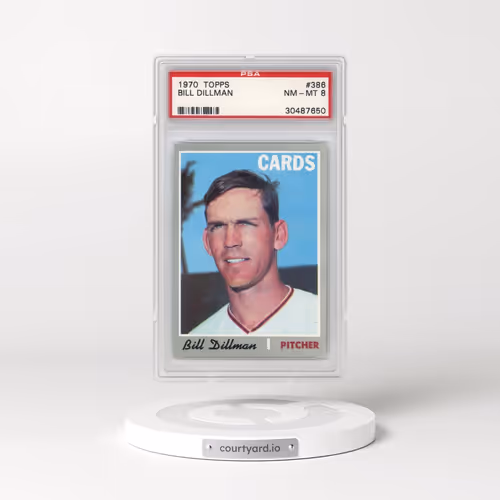 1970 Topps #386 Bill Dillman (PSA 8 NM-MT)