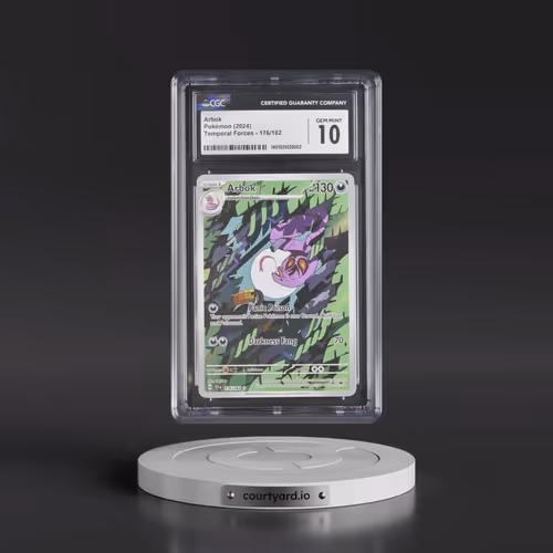 2023 Temporal Forces - TEF EN #176/162 Arbok - Illustration Rare (CGC 10 GEM MINT)