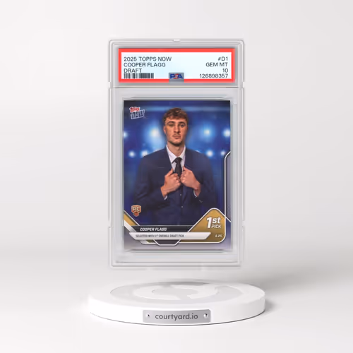 2025 Topps Now Draft #D1 Cooper Flagg (PSA 10 GEM MINT)