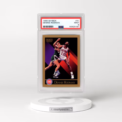 1990 Skybox #91 Dennis Rodman (PSA 9 MINT)
