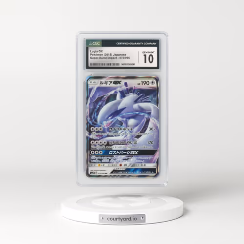 2018 Japanese Super-Burst Impact #72 Lugia GX - Full Art Holo (CGC 10 GEM MINT)