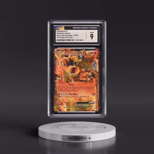 2013 Black Star Promos #XY29 Charizard EX - EX Power Trio Tin (Holo) (CGC 9 MINT)